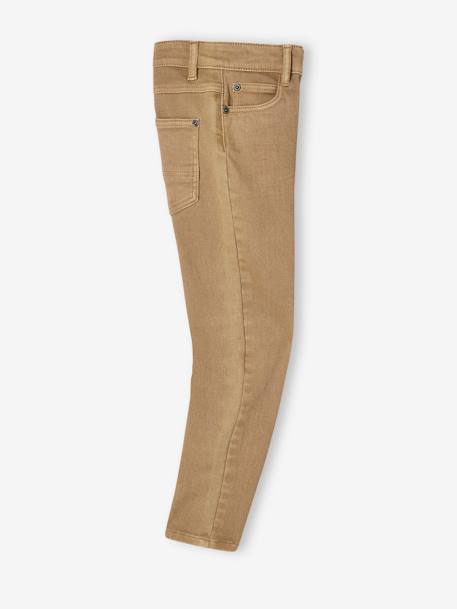 Jungen Slim-Fit-Hose, Hüftweite REGULAR, Bundweite verstellbar beige+dunkelblau+graugrün+grün+hellblau+nachtblau+terrakotta farbe 4