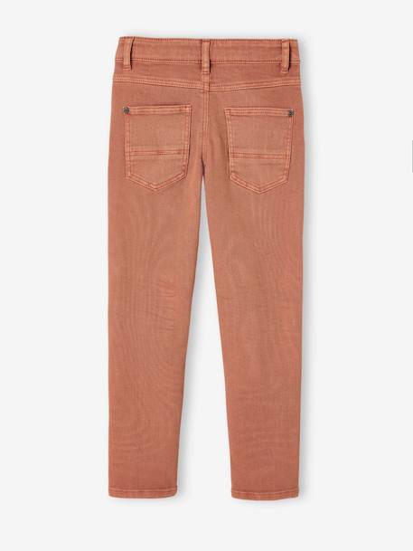 Jungen Slim-Fit-Hose, Hüftweite COMFORT - beige+dunkelblau+hellblau+ziegel - 17