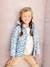 Mädchen Light-Steppjacke mit Kapuze, bedruckt - beigerosa bedruckt+dunkelrosa bedruckt+hellblau bedruckt+marine bedruckt+senfgelb bedruckt - 21