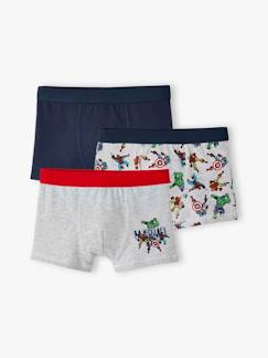 Jungenkleidung-Unterwäsche & Socken-Unterhosen & Boxershorts-3er-Pack Jungen Boxershorts MARVEL AVENGERS
