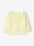 Baby Pullover mit Rüschenkragen Oeko-Tex - hellgelb+zartrosa - 1