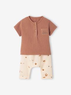 Babymode-Hosen & Jeans-Baby-Set: T-Shirt & Pluderhose