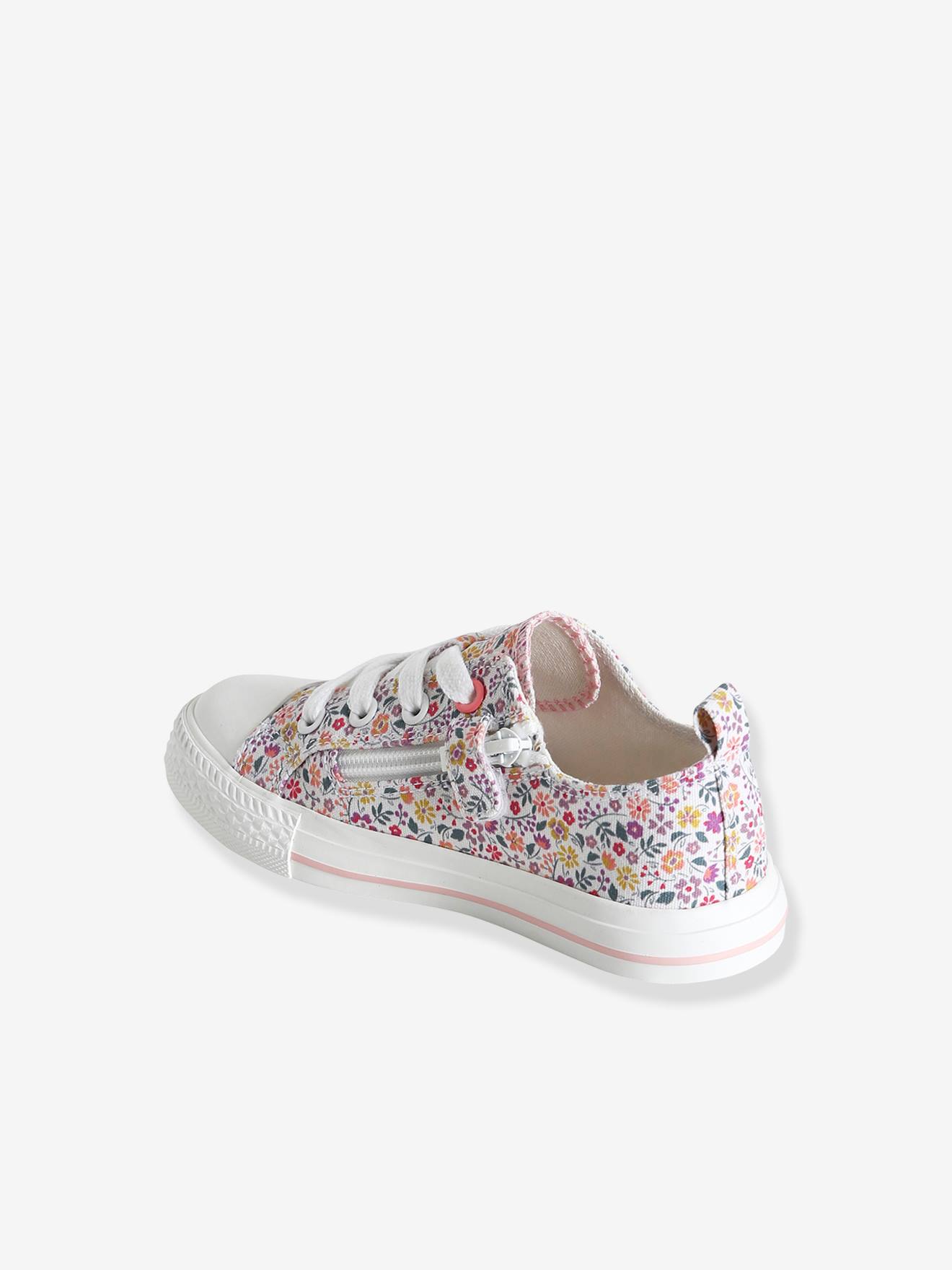 Thumbnail - Mädchen Stoff-Sneakers mit Reißverschluss