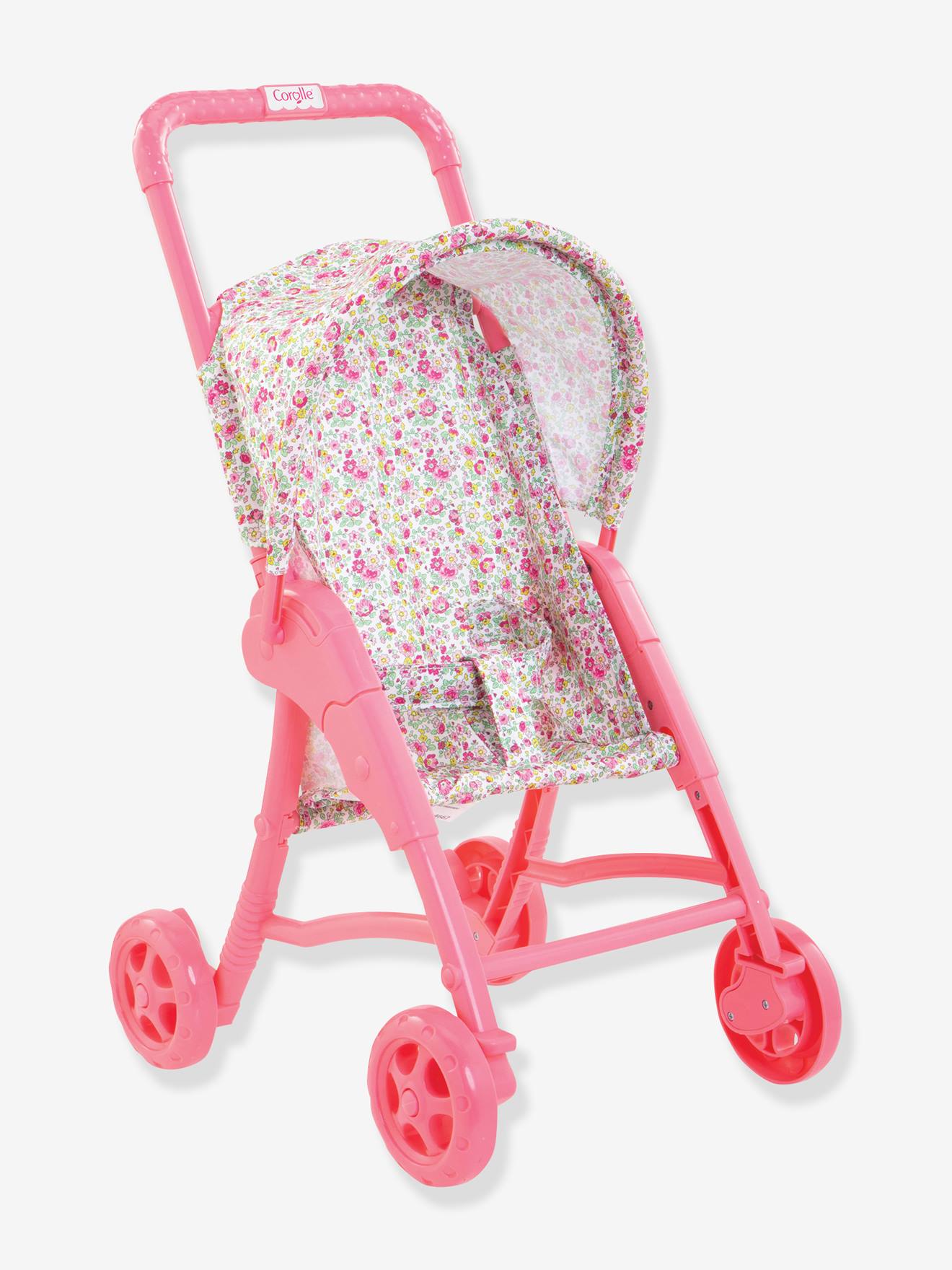 Puppen-Kinderwagen mit Blumen COROLLE bonbon