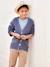 Jungen Strickjacke mit V-Ausschnitt Oeko-Tex - dunkelblau - 1