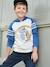 Jungen Kapuzensweatshirt mit Print - blau+dunkelblau+nachtblau - 1