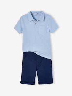 Jungenkleidung-Jungen-Set: Poloshirt & Shorts