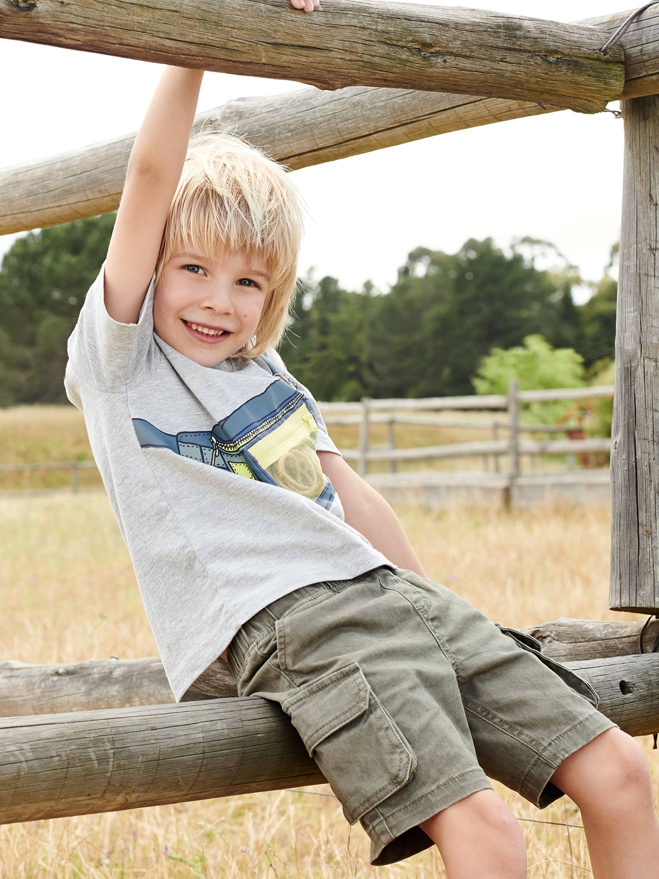 Thumbnail - Jungen Cargoshorts mit Dehnbund
