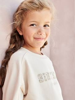 Maedchenkleidung-Pullover, Strickjacken & Sweatshirts-Sweatshirts-Mädchen Sweatshirt mit Schriftzug