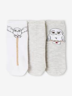 Maedchenkleidung-Unterwäsche, Socken, Strumpfhosen-3er-Pack Mädchen Socken HARRY POTTER