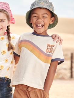 Jungenkleidung-Shirts, Poloshirts & Rollkragenpullover-Jungen T-Shirt, Wellen-Print