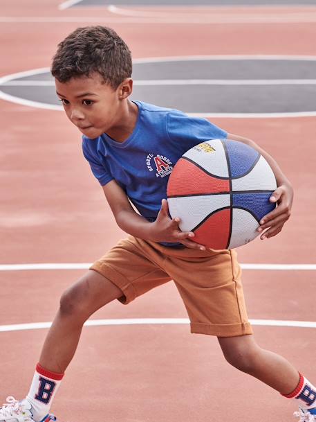 Jungen Sport T-Shirt BASIC Oeko-Tex - blau+grau meliert+marine - 7