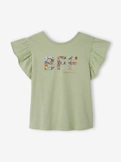 Maedchenkleidung-Shirts & Rollkragenpullover-Shirts-Mädchen T-Shirt mit Volantärmeln