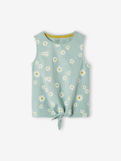 Maedchenkleidung-Shirts & Rollkragenpullover-Mädchen Top mit Knoten, bedruckt