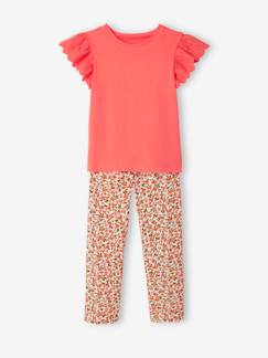 Maedchenkleidung-Mädchen-Set: Hose & T-Shirt Oeko-Tex