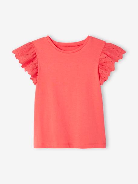 Mädchen-Set: Hose & T-Shirt Oeko-Tex - gelb+koralle+nachtblau+türkis bedruckt+smaragdgrün - 8