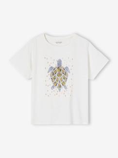 Maedchenkleidung-Shirts & Rollkragenpullover-Mädchen T-Shirt mit Glanzprint