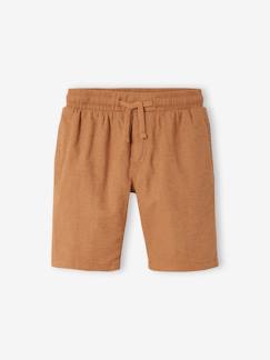 Jungenkleidung-Shorts & Bermudas-Jungen Shorts, Leinenmix