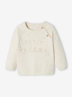 Babymode-Pullover, Strickjacken & Sweatshirts-Baby Wickelpullover Oeko-Tex