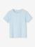 Jungen T-Shirt BASIC, personalisierbar Oeko-Tex - blaugrau+bordeaux+graugrün+hellblau+hellgelb+wollweiß - 23