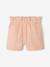 Mädchen-Set: T-Shirt & Shorts - marine+pfirsich - 10