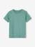 Jungen T-Shirt BASIC, personalisierbar Oeko-Tex - blaugrau+bordeaux+graugrün+hellblau+hellgelb+wollweiß - 14