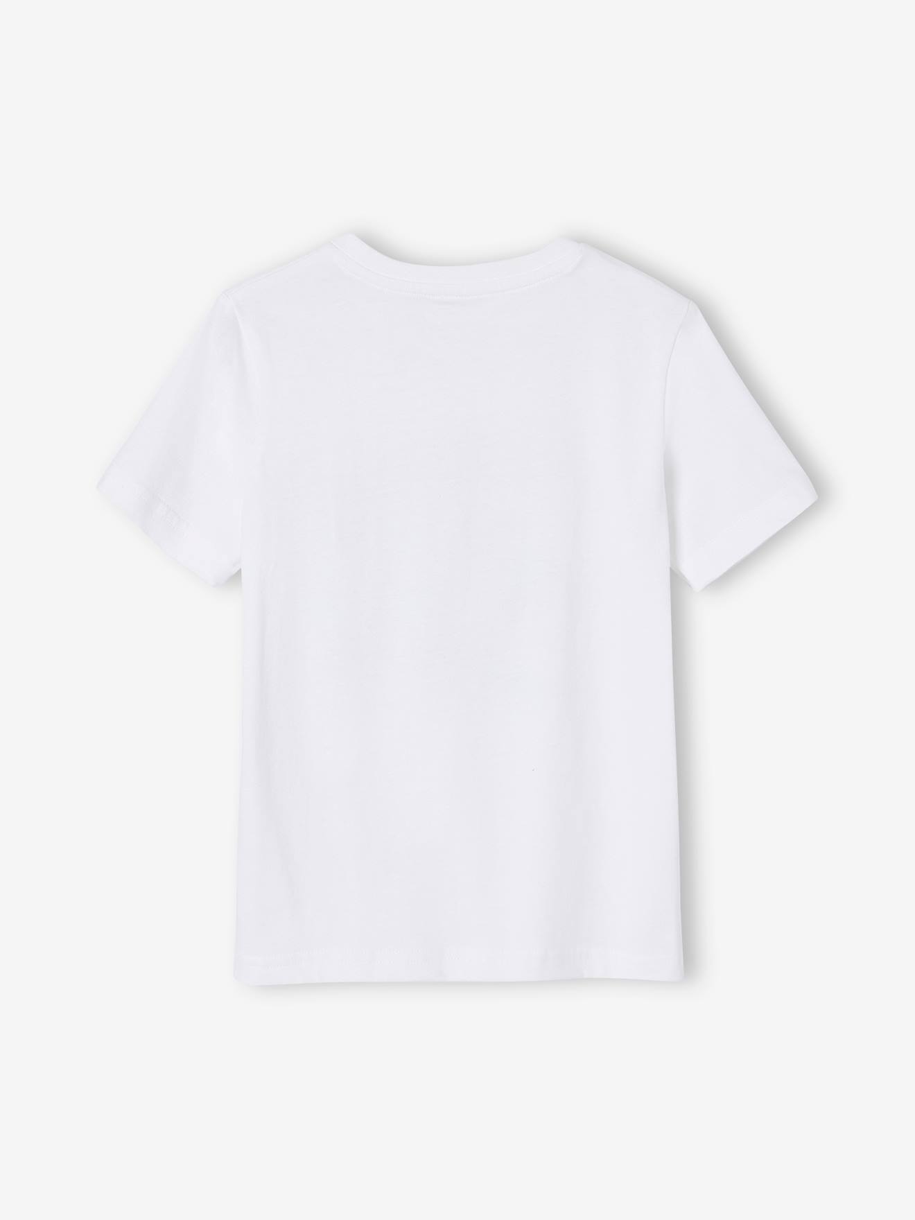 Vertbaudet Jungen T-Shirt in Wendepailletten mit wollweiß
