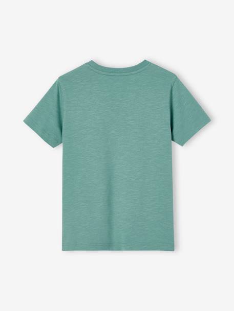 Jungen T-Shirt BASIC, personalisierbar Oeko-Tex - blaugrau+bordeaux+graugrün+hellblau+hellgelb+wollweiß - 16