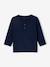 Jungen Baby Henley-Shirt BASIC, personalisierbar - nachtblau+rostbraun+sand - 1