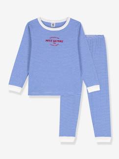 Jungenkleidung-Schlafanzüge-Jungen Schlafanzug PETIT BATEAU, Bio-Baumwolle