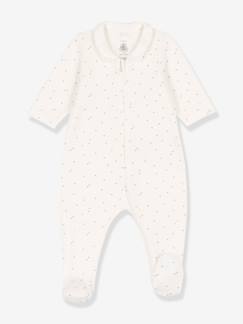 -Baby Strampler mit Reißverschluss PETIT BATEAU, Bio-Baumwolle Oeko-Tex