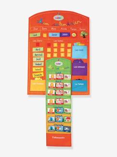 Spielzeug-Pädagogische Spiele-Lesen, Schreiben, Zählen & Uhr lesen-Kinder Lernkalender „Basic“ mit Wochenkalender LUDI