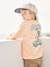 Jungen Sweatshirt mit Print hinten - gelb+pfirsich - 18
