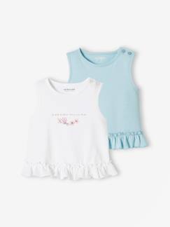 Babymode-Shirts & Rollkragenpullover-Shirts-2er-Pack Mädchen Baby Tops