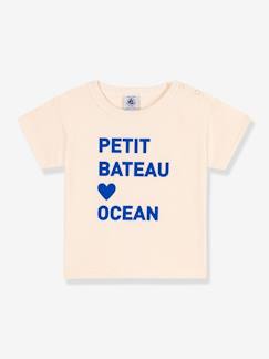 Babymode-Shirts & Rollkragenpullover-Baby T-Shirt PETIT BATEAU, Bio-Baumwolle