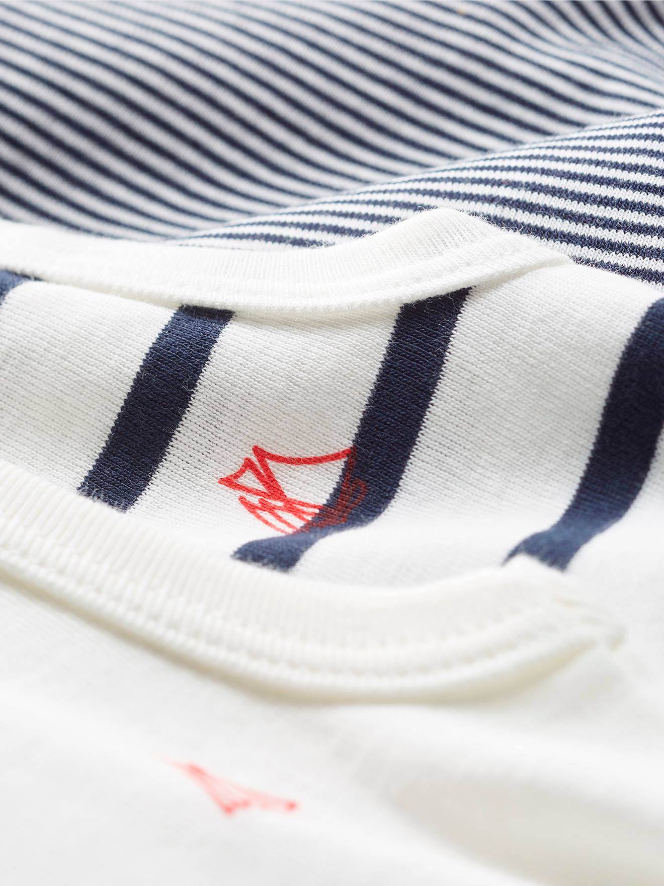 Thumbnail - 3er-Pack ärmellose Baby Bodys PETIT BATEAU