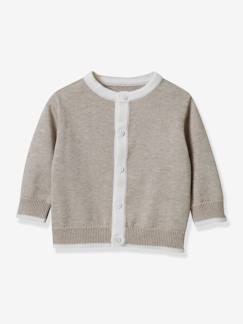 Babymode-Pullover, Strickjacken & Sweatshirts-Strickjacken-Baby Strickjacke CYRILLUS aus Bio-Baumwolle