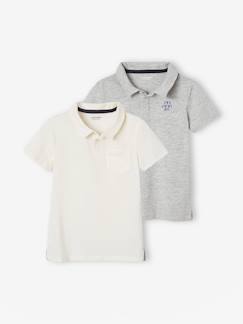 Jungenkleidung-Shirts, Poloshirts & Rollkragenpullover-Poloshirts-2er-Pack Jungen Poloshirts, Kurzarm Oeko-Tex