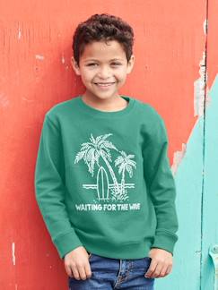 Jungenkleidung-Jungen Rundhals-Sweatshirt BASIC