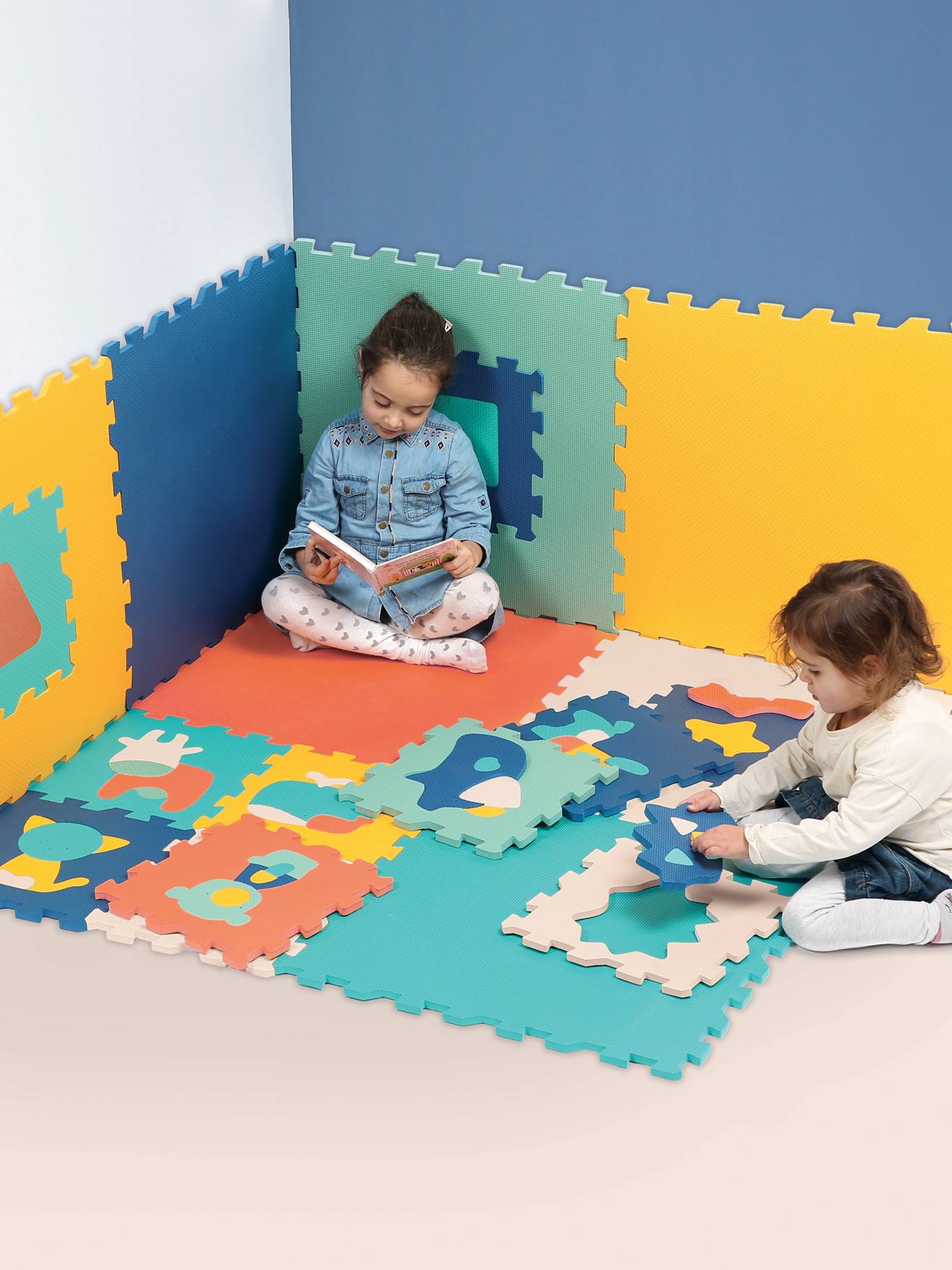 Extragroße Baby Schaumstoff-Puzzlematte LUDI