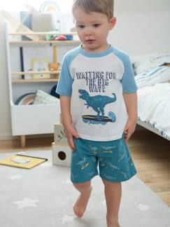 Jungenkleidung-Schlafanzüge-Kurzer Jungen Schlafanzug mit Dino