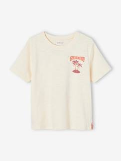 Jungenkleidung-Hemden-Jungen T-Shirt, Palmenprint hinten