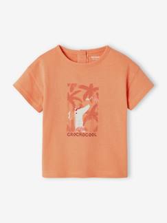 Babymode-Shirts & Rollkragenpullover-Shirts-Baby T-Shirt, Krokodil