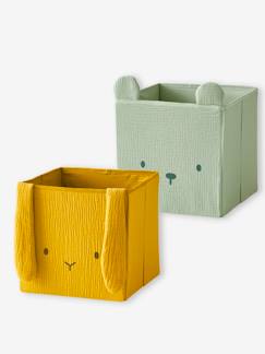 Kinderzimmer-Aufbewahrung-Boxen, Kisten & Körbe-2er-Set Kinderzimmer Aufbewahrungsboxen