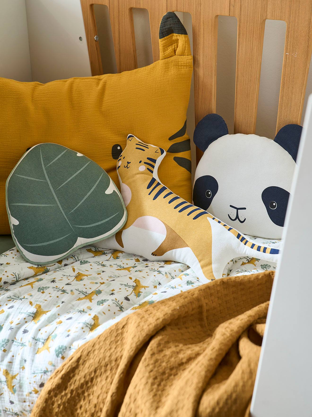 3er-Set Deko-Kissen PANDAFREUNDE Kinderzimmer