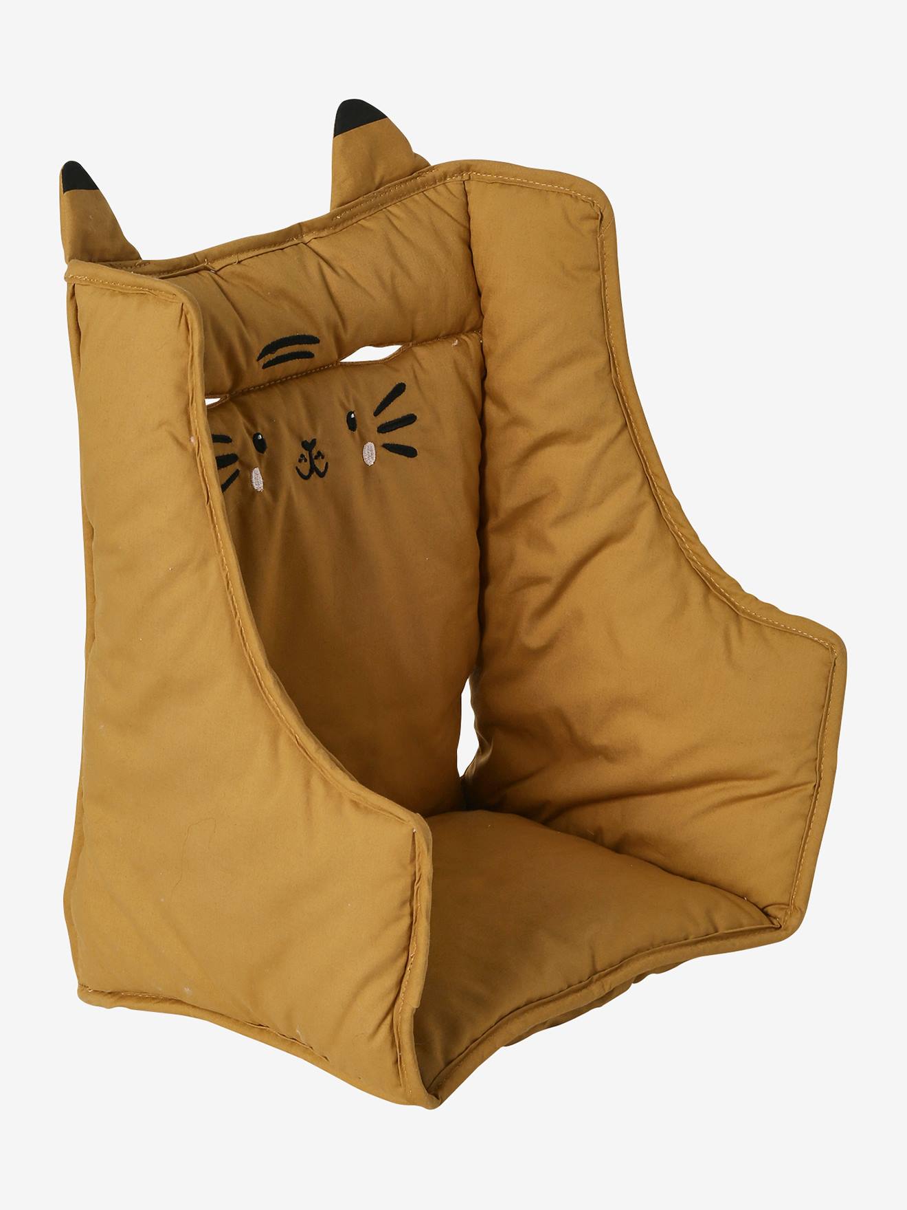 Vertbaudet Sitzkissen Für Hochstühle Senfgelb Tiger Einheitsgröße