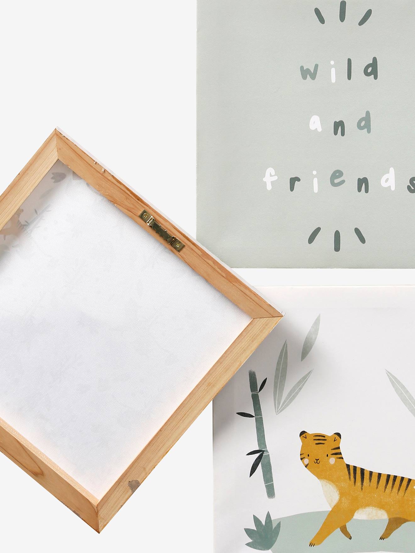 Thumbnail - 3er-Set Kinderzimmer Bilder PANDAFREUNDE