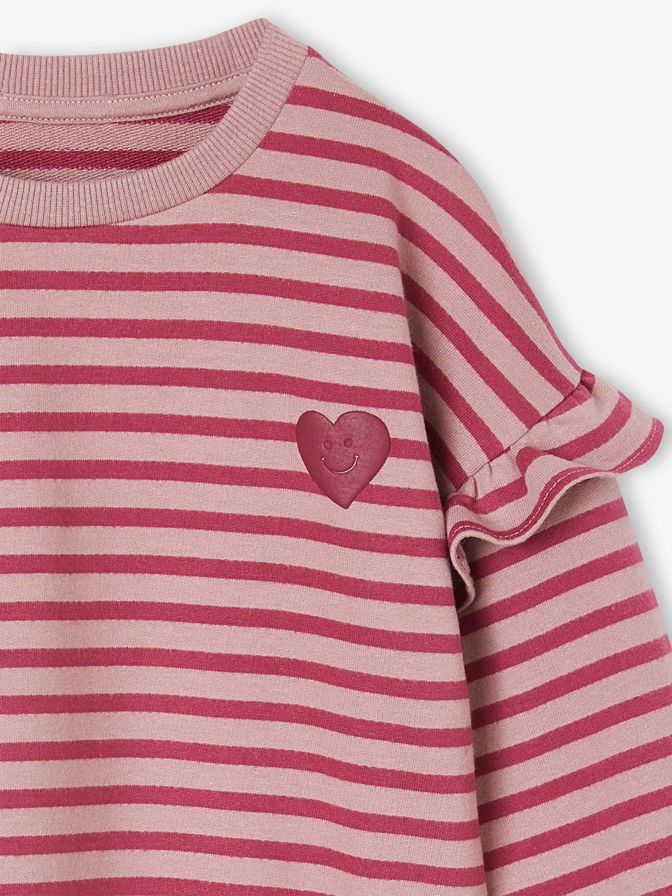 Thumbnail - Mädchen Ringel-Sweatshirt
