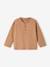 Jungen Baby Henley-Shirt BASIC, personalisierbar - cappuccino+dunkelgrün+nachtblau+rostbraun+sand+terrakotta farbe - 1