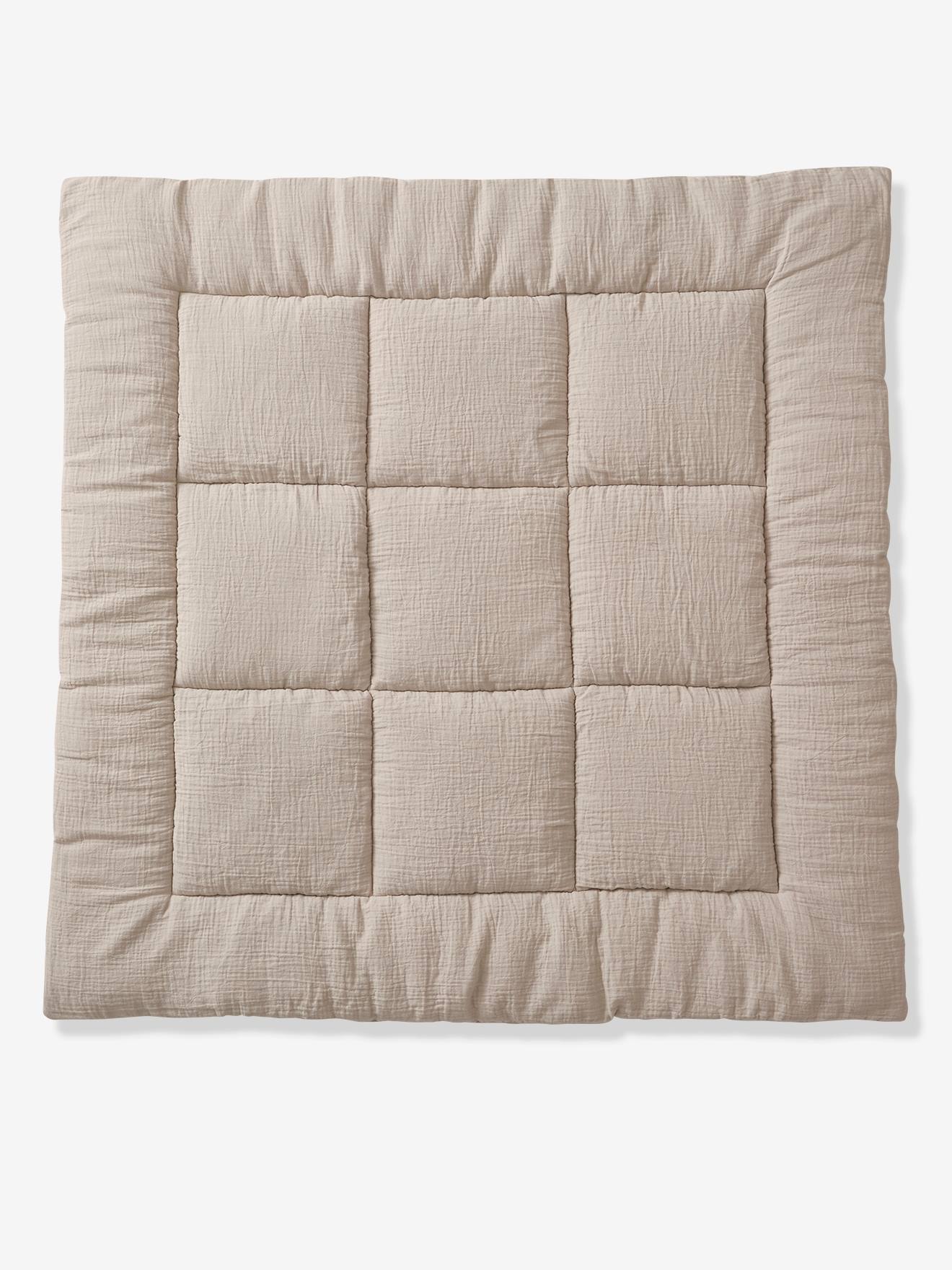 Vertbaudet Baby Spieldecke Graubeige 75X100